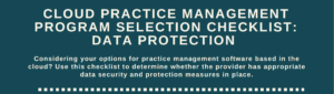 cloud-practice-management-checklist