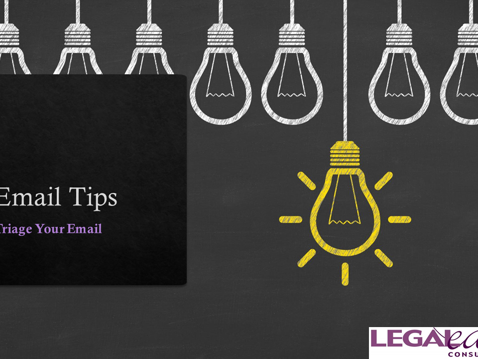 Email tips Triage Your Email